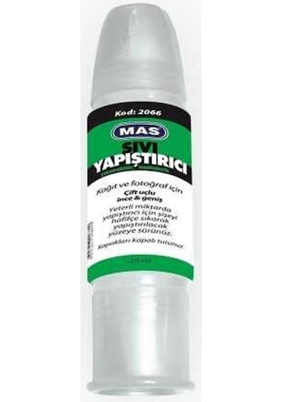 Mas Sıvı Yapıştırıcı Çift Uç 28 Ml