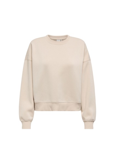 Only Onlbest Lıfe L/s Crew Neck Swt Noos Kadın Gray Sweatshirt - 15338727 Gri