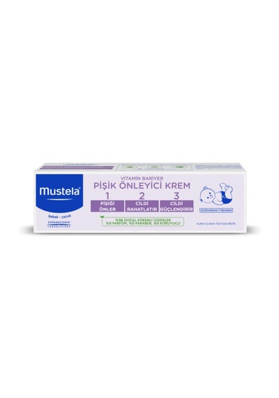 Mustela Vitamin Barrier Cream 1.2.3 Pişik Kremi 100 ml