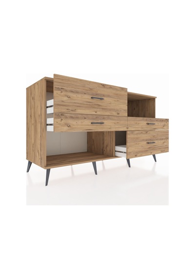Kronos Konsol Tek Raflı 4 Çekmeceli 176x59x99 Çam-antrasit/çam Çam-antrasit/çam Kronos Konsol Tek Raflı 4 Çekmeceli 176x59x99 Çam-antrasit/çam Çam-antrasit/çam