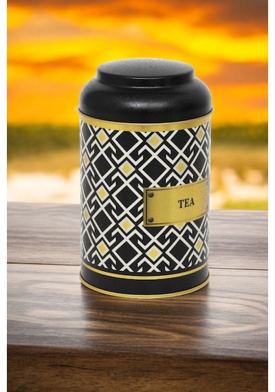 Ef115-90 Turkish Black Tea Desenli Baharatlık 1,1 Lt Çok Renkli