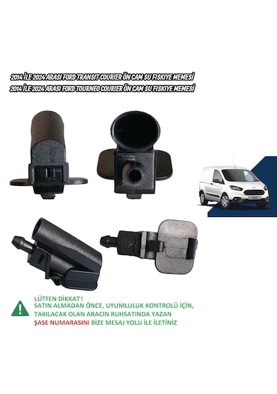 Ford Courier Ön Cam Su Fıskiye Memesi 2014 - 2024 Arası 1 Adet
