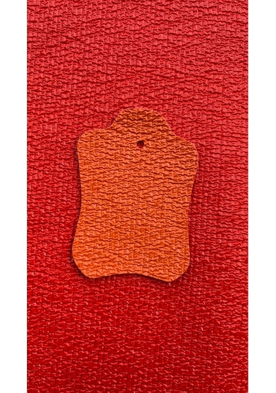 Elsa Desen Suni Deri Döşemelik, Çantalık 100 X 140 Pantone 16-1459tcx Pantone 16-1459tcx