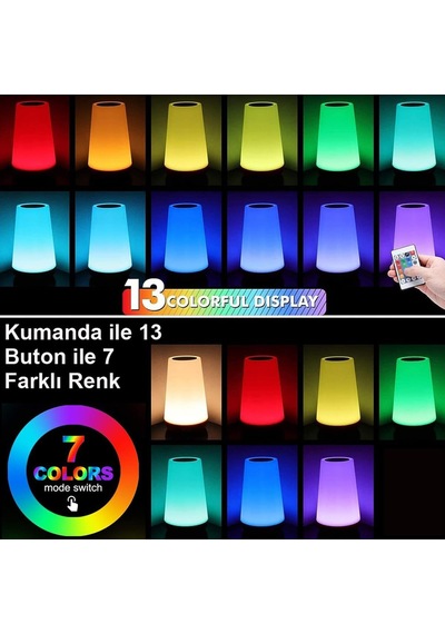 Masaüstü Şarjlı Led Aydınlatma Gece Lambası/gt-cl11