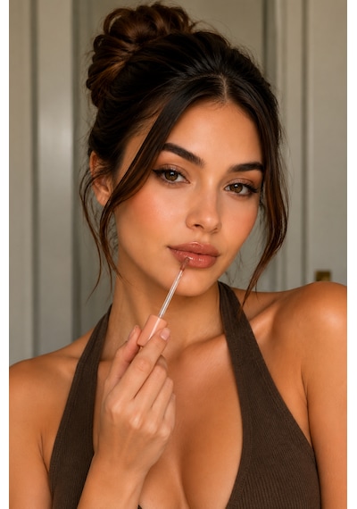 Spf30 Peptit İçeren Lip Gloss Spiced Cocoa 04 Kolajen & Hyalüronik Asit Destekli Nemlendirici Ve Besleyici Dudak Parlatıcısı / Joy Pepdide Bordo