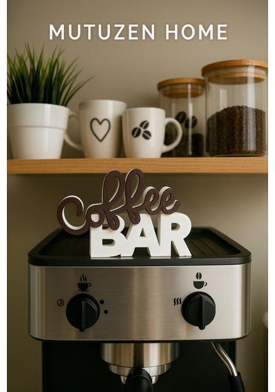 Coffee Bar Temalı Kahve Köşesi Yazısı - Biblo 1