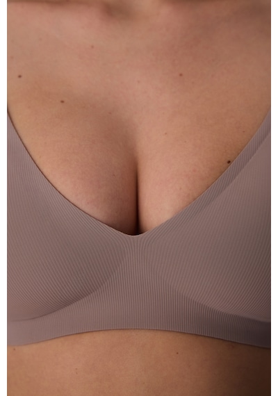 Penti Vizon Rengi Fit Decolette Invisible Balensiz Sütyen