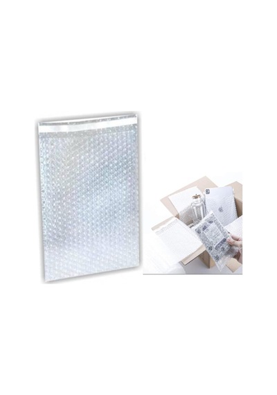 Balonlu Patpat Torba, Bantlı Baloncuklu Torba 10cm X 15cm + 5cm 50 Adet 1