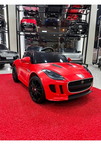 Jaguar Akülü Araba 12 Volt 0-6 Yaş Kırmızı