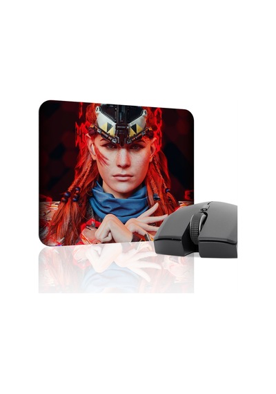 Horizon Zero Kaymaz Dikişli Kauçuk Oyuncu Mousepad V3 - 22x18 Gaming Mouse Pad Fare Altlığı