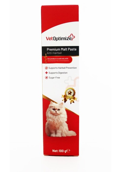 Vetoptimize Kediler İçin Malt Macun Tüy Yumağı Önleyici 100 G