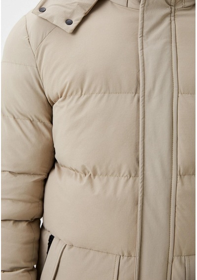 Erkek Şişme Mont Bej Kapüşonlu Termo Dolumlu Ve Iç Astarlı 6 Cep Dik Yaka Mont Ncs Jeans 4988-Bej Erkek Şişme Mont Bej Kapüşonlu Termo Dolumlu Ve Iç Astarlı 6 Cep Dik Yaka Mont Ncs Jeans 4988-Bej