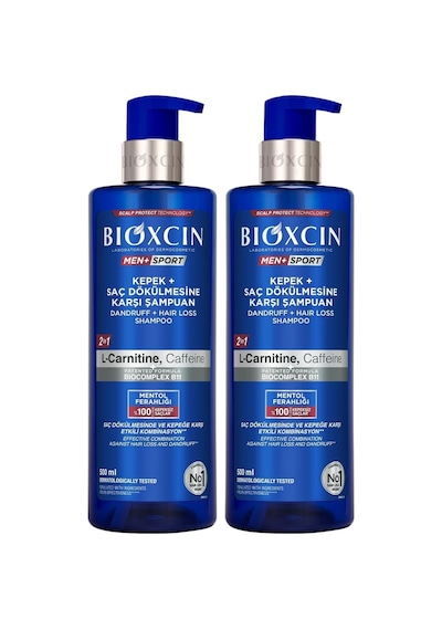 Tr Men+ Sport Kepek + Saç Dökülmesine Karşı Şampuan L-carnitine, Kafein, Biocomplex B11 500 Ml Tüm Saç Tip