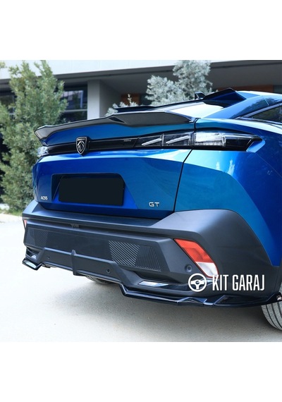 Peugeot 408 Parlak Siyah Flap Plastik Boyalı