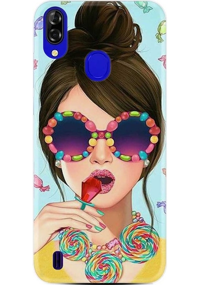 Reeder P13 Blue Kilif Desenli Silikon Sugar And Woman 478551113