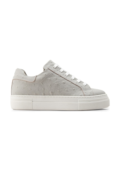 Deery Hakiki Nubuk Gri Puatiyeli Sneaker Kadın Ayakkabı - Z1681Zgrıc02 Gri