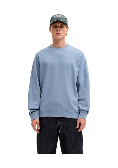 Jack & Jones Jjearchıve Graphıc Sweat Mavi Erkek Sweatshirt 000000000102690864