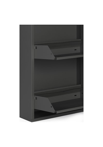 Ceha 4'lü Metal Ayakkabılık - Füme K.AYK-4 /AB7979