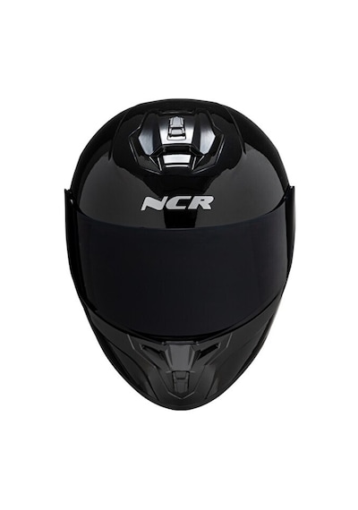 NCR M70 Rapid Ece Belgeli Kapalı Motosiklet Kaskı Parlak Siyah