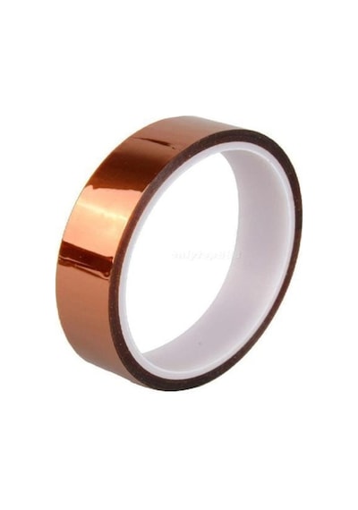 Polyimid Kapton Yüksek Isı İzolasyon Bandı 30 MM x 33 M