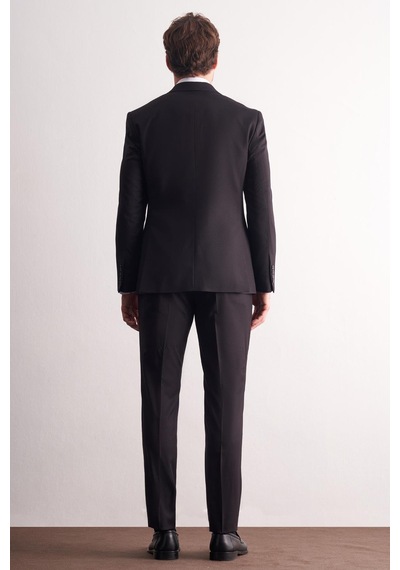 İmza Siyah Kırlangıç Yaka Kendinden Desenli Esnek Bel Slim Fit 6 Drop Takım Elbise 1001255167 Siyah İmza Siyah Kırlangıç Yaka Kendinden Desenli Esnek Bel Slim Fit 6 Drop Takım Elbise 1001255167 Siyah