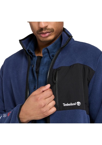 Timberland Sherburne Polartec 200 Mix Media Full Zi Erkek Ceket-33869 Lacivert