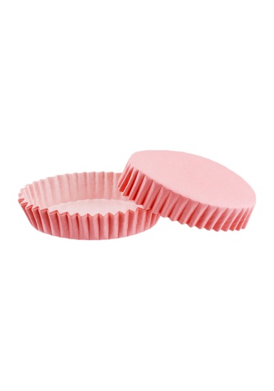 Cupcake Kalıbı Pet Kapsül Oval Model Düz Renk 100 Adet F11 Pem