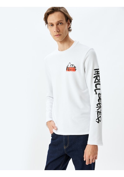 Koton Bisiklet Yaka Uzun Kollu Pamuk Karışımlı Lisanslı Snoopy Sweatshirt Beyaz 5wam70205mk Beyaz Koton Bisiklet Yaka Uzun Kollu Pamuk Karışımlı Lisanslı Snoopy Sweatshirt Beyaz 5wam70205mk Beyaz