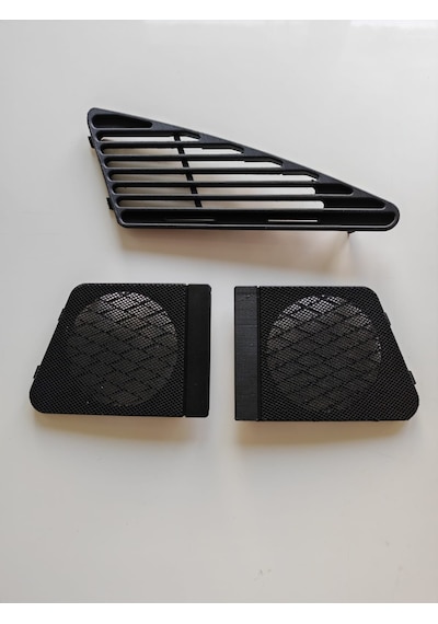 Citreon Berlingo 97 2005 Torpido Havalandırma Ve Hoparlör Kapağı Sağ Sol Çift Set 3 Parça