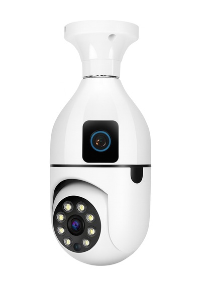 Ampul Tipi Wifi Güvenlik Kamerası Duy Girişli, Hareket Algılamalı, Gece Görüşlü Uzaktan İzleme - 805393063