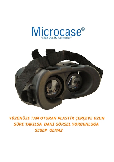Microcase Vr 3d Sanal Gerçeklik Gözlüğü + Vr Kablosuz Bluetooth Kumanda-al47181