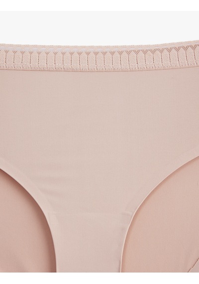 Koton Rahat Kalıp Lazer Kesim Brief Külot Ten Rengi 6slk30132mk