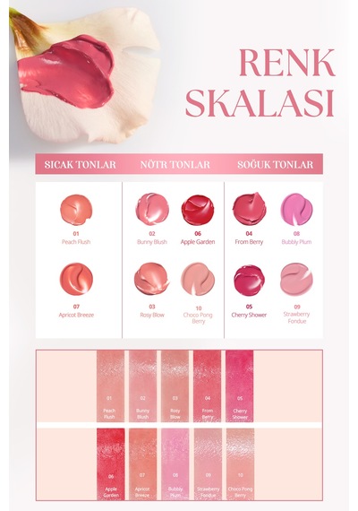 Dudak Ve Yanak Renklendirici Parlak Balm Clıo Essential Lipcheek Tap 10 Choco Pong Berry