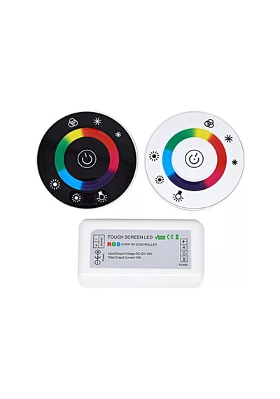 Rgb Led Dokunmatik (Touch) Rf Kumanda+Kontrol Paneli 12V-24V-18A