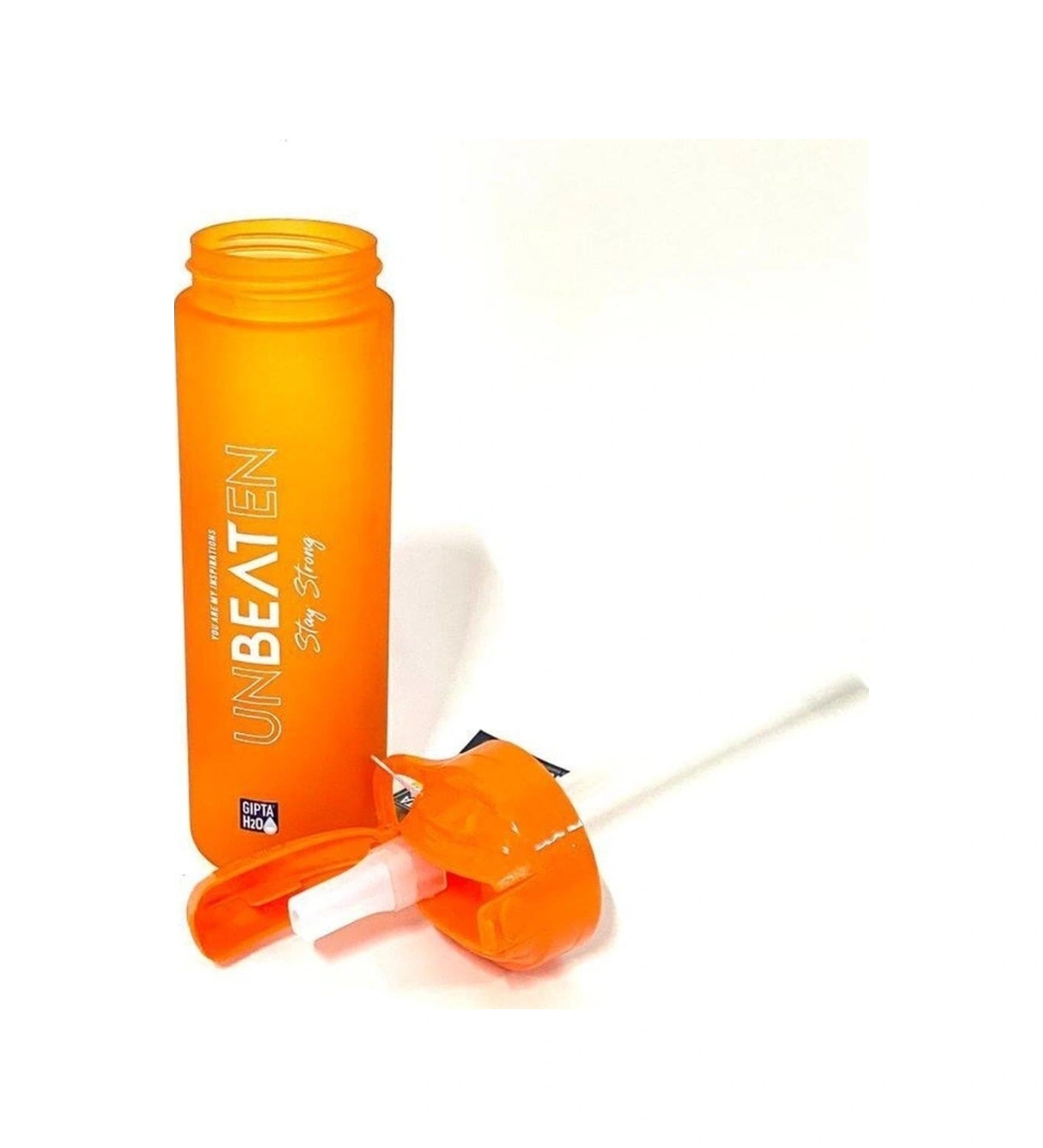 Unbeaten Tritan Pipetli Matara Boyalı Desenli 600 Ml Karışık Renk 1 Adet Karışık