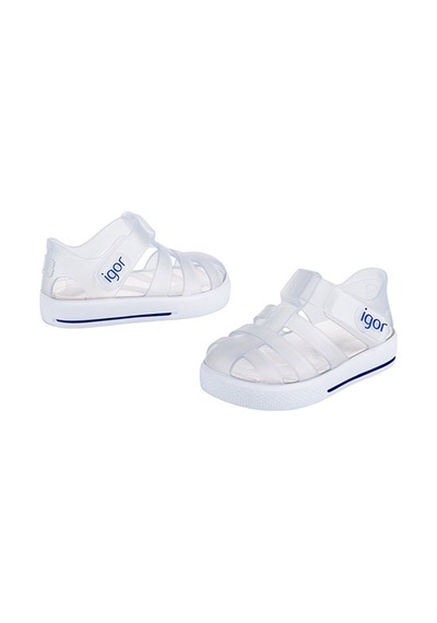 Igor S10171 Star Beyaz Çocuk Sandalet 20-28 Beyaz