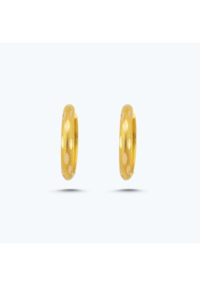 Altınbaş 22 Ayar Altın Halka Küpe Bkp0008-25649 Çok Renkli