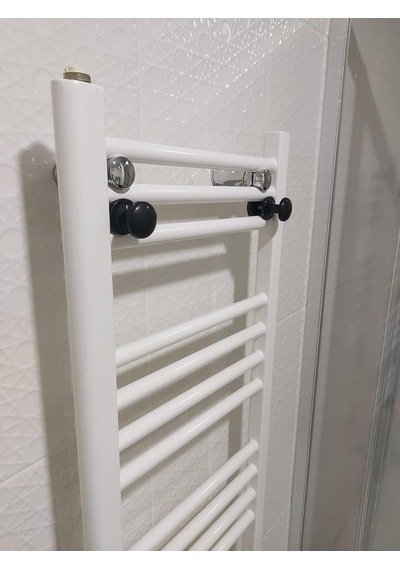 Havlupan Radyatör Askısı, Banyo Askısı, Bornoz Askısı, Kolay Kurulum, Havlu Kıyafet Askısı, Banyo Kurutmalık Siyah Cok Renkli