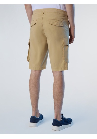 North Sails America Regular Fit Erkek Kargo Şort-33385 Açık Kahverengi