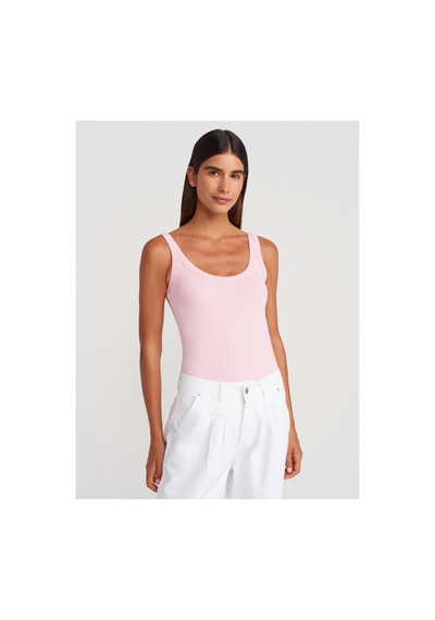 Dilvin 21053 Askılı Bodysuit Siyah