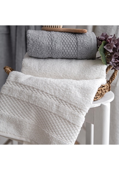 Schafer Home Arya Banyo Seti 6 Parça-gri/beyaz