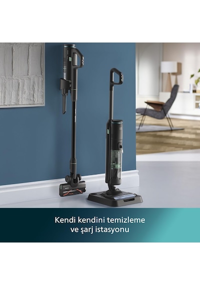 Philips Aqua Trio 7000 Serisi XW7263/11 Kablosuz Dikey Şarjlı Süpürge
