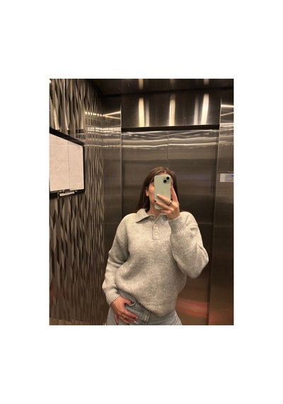 Genel Markalar Kadın Gri Basic Oversize Polo Yaka Yarım Pat Düğmeli Triko Kazak-27aj002 Gri 923050279 Gri Genel Markalar Kadın Gri Basic Oversize Polo Yaka Yarım Pat Düğmeli Triko Kazak-27aj002 Gri 923050279 Gri