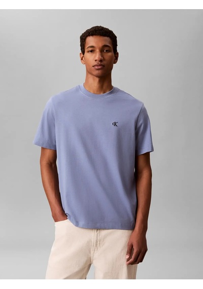 Calvin Klein Ss Easy Monogram Tee, C4ı Mavi Erkek T-shirt