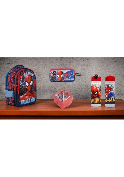 Spıderman Ilkokul Çantası Trıo Torn 4 Parça Set Çok Renkli