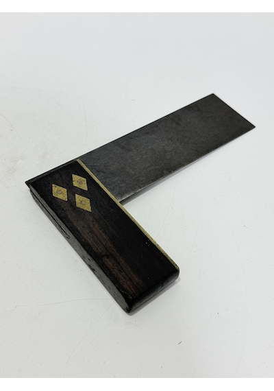 Antika Ahşap Marangoz Gönyesi 15cm 001