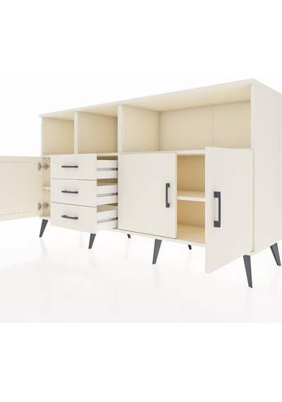 Kronos Konsol 5 Raflı 3 Çekmeceli 3 Kapaklı 176x59x99 Aytaşı-ayta Aytaşı-aytaşı
