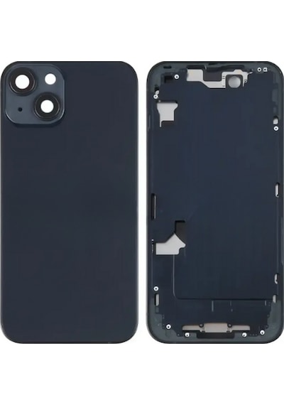 Apple Uyumlu iPhone 14 Boş Kasa Siyah
