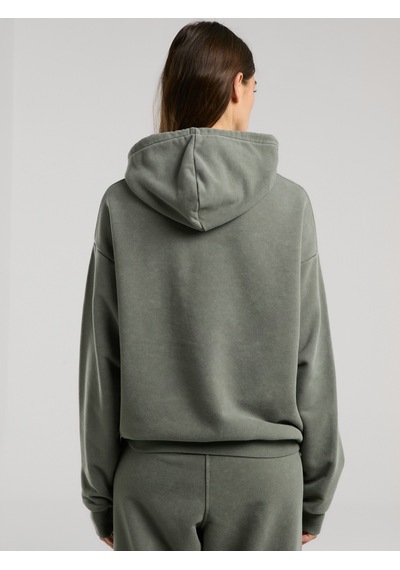 Everlast Authentic Boxing Wmn Oversize Haki Kadın Kapüşonlu Sweatshirt Haki