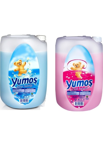 Yumoş Çamaşır Yumuşatıcı Bahar Tazeliği + Çiçek Bahçesi 5 Litre + 5 Litre